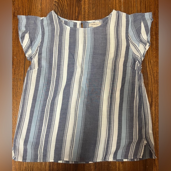 Calvin Klein Tops - Calvin Klein Stripped Shirt